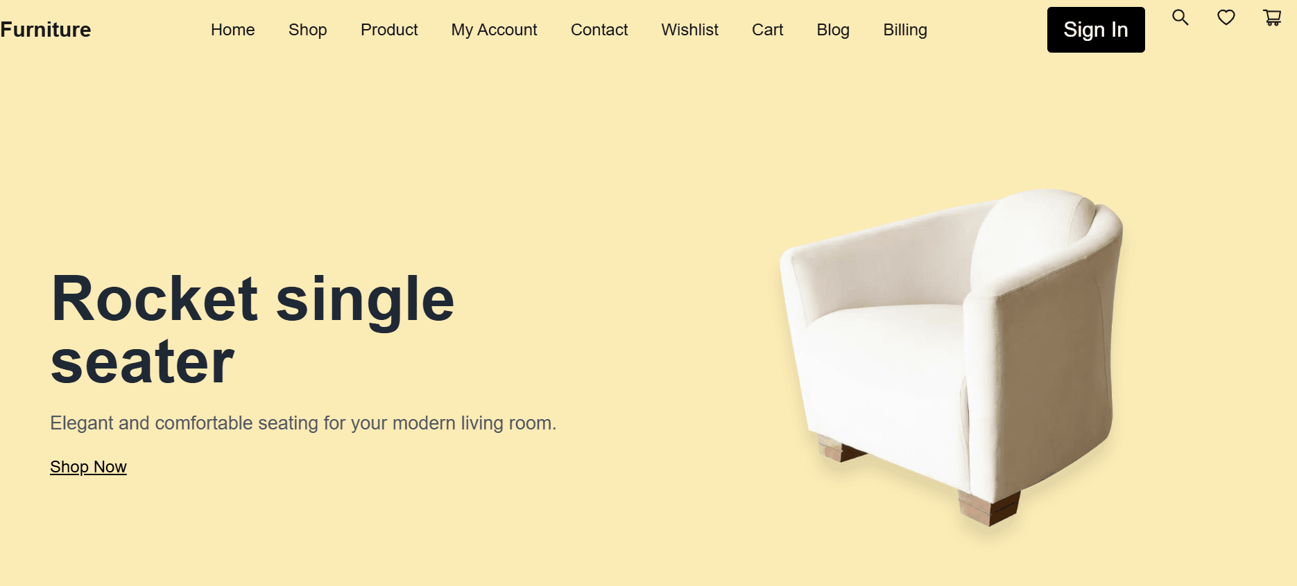 Furniture Website thumbnail